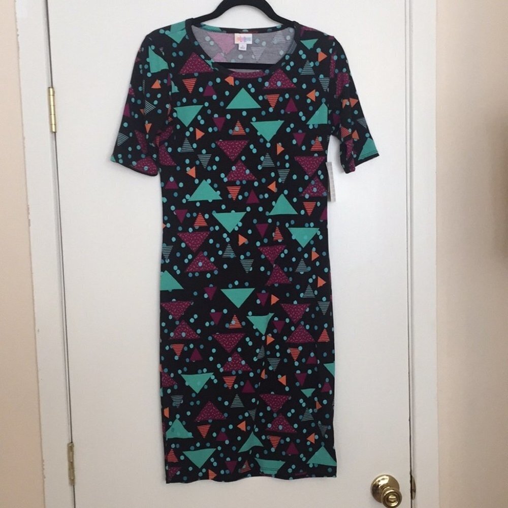 S LuLaRoe Julia Dress D01 554